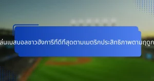 ผู้เล่นเบสบอลชาวฮังการีที่ดีที่สุดตามเมตริกประสิทธิภาพตามฤดูกาล